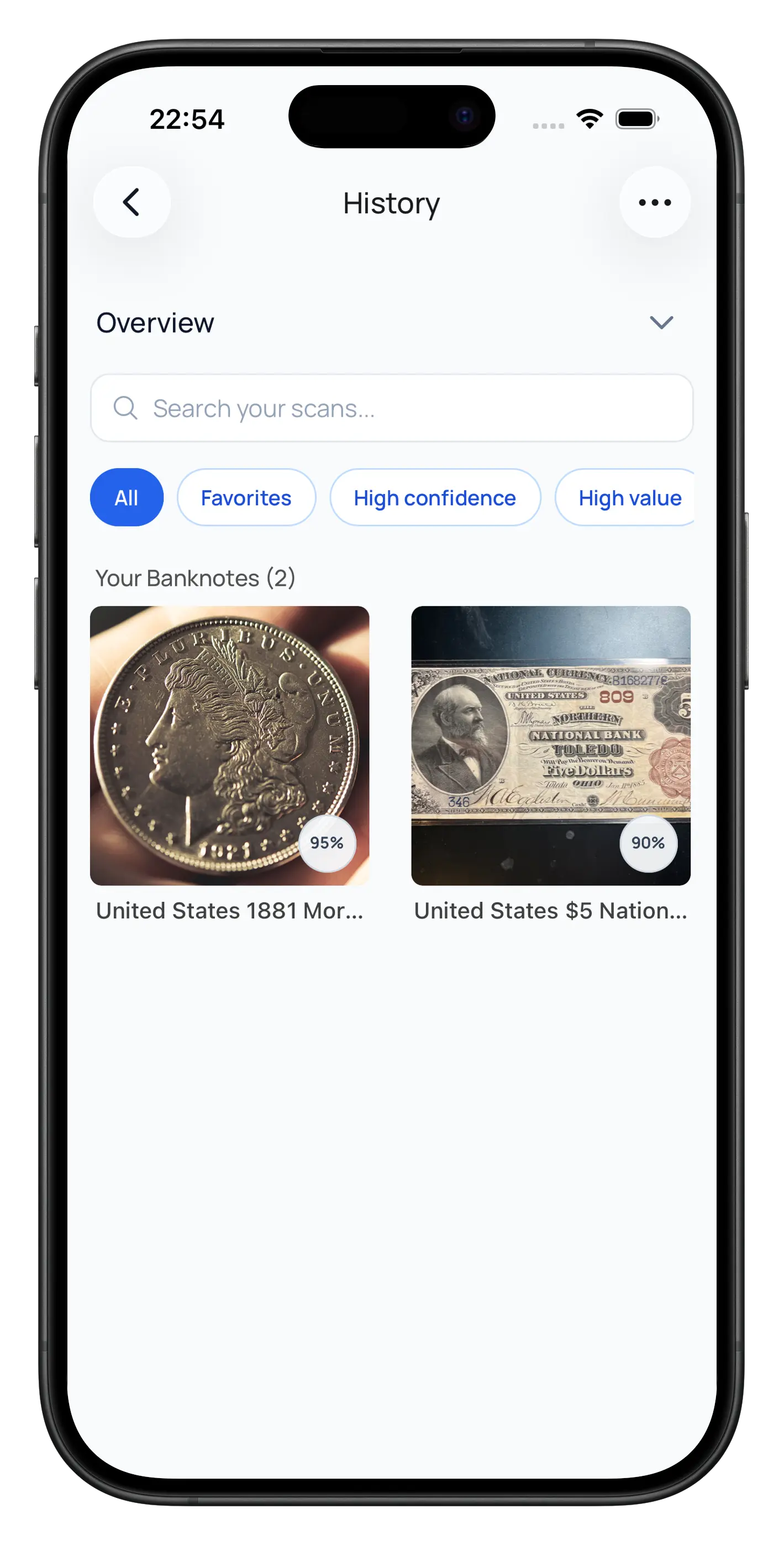 Keep the collection context together screen in Money AI