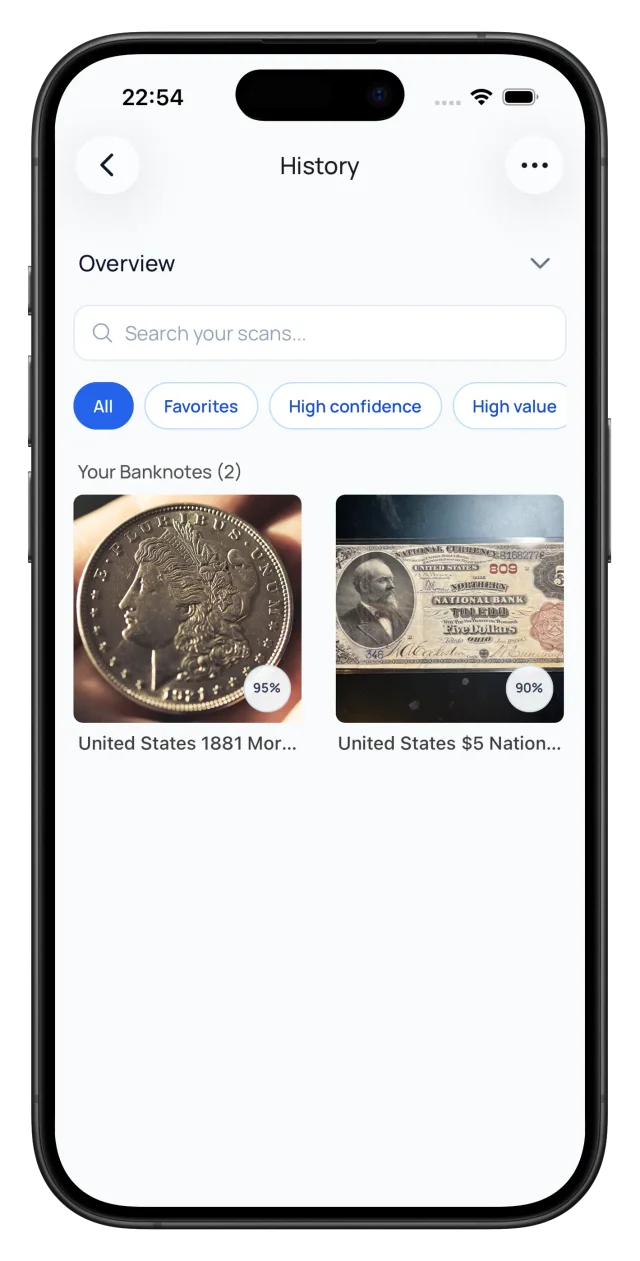 Keep the collection context together screen in Money AI